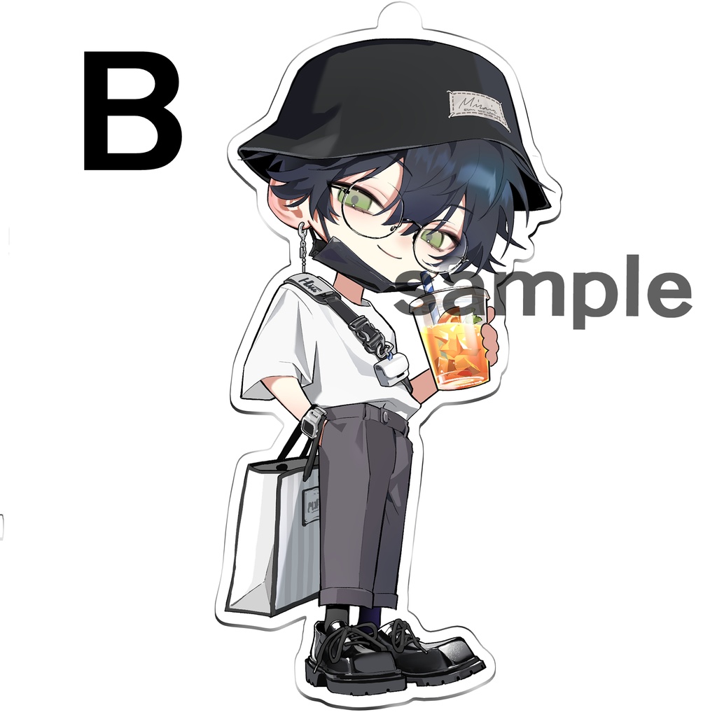 カオルくんアクリルキーホルダー【A 猫耳/B 私服】