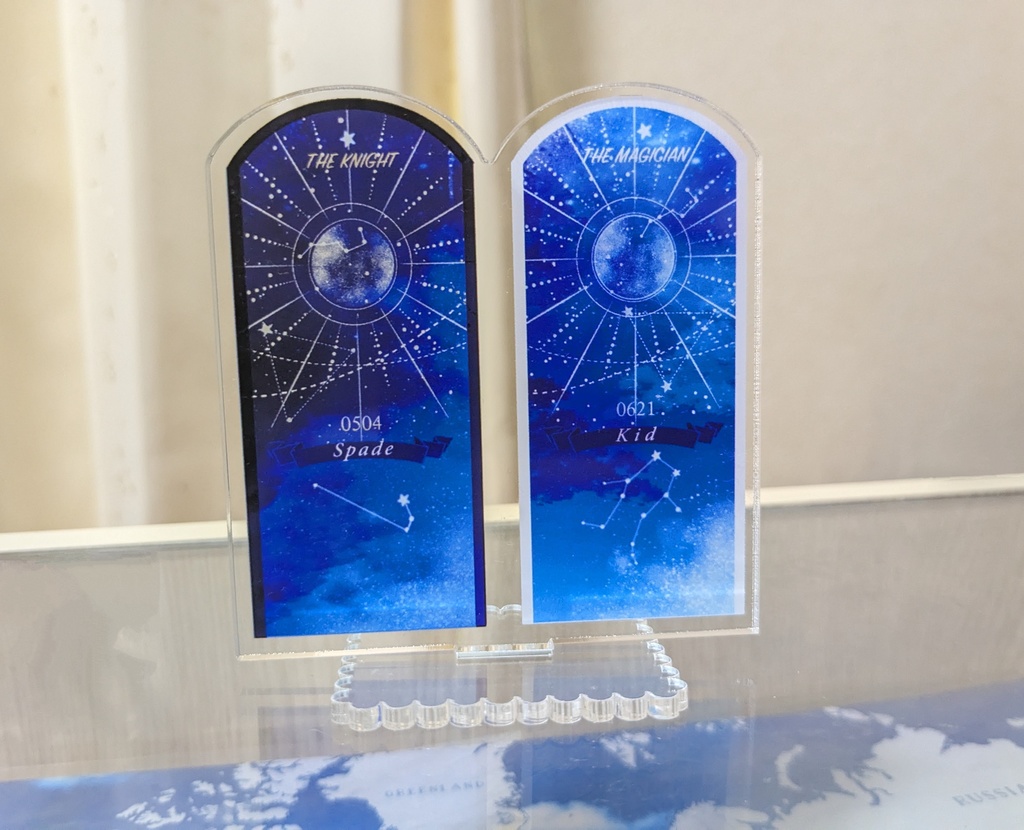 スペ&キッド星座アクスタ。アクキー