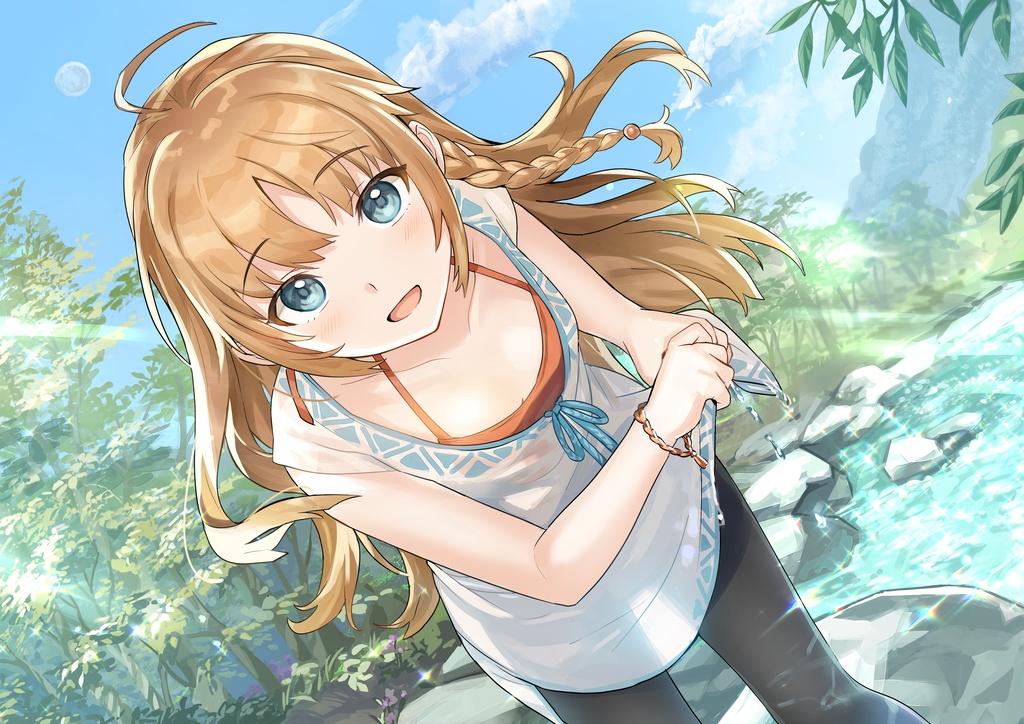 【耳かき・焚き火・マッサージ・癒やし】空と森と川と月と幼馴染 CV:石川由依