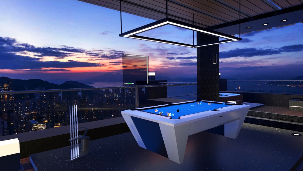 VRCBilliards Customized Pool Table Pack For Vrchat