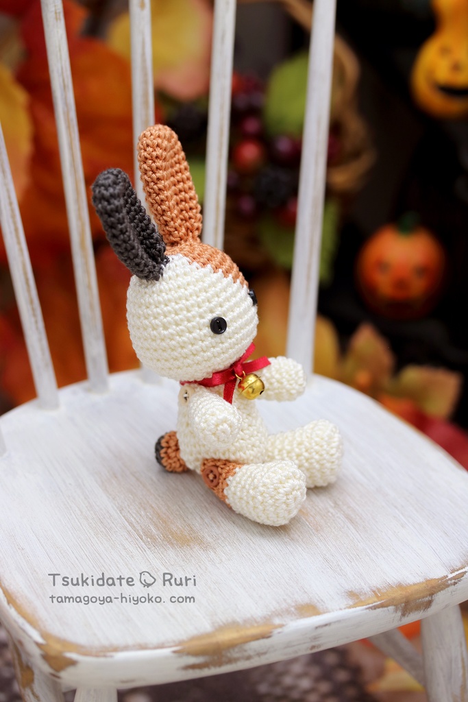 あみぐるみうさこ(三毛)