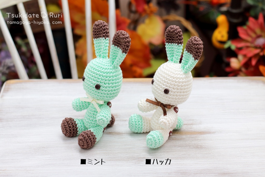 あみぐるみうさこ(チョコミント)