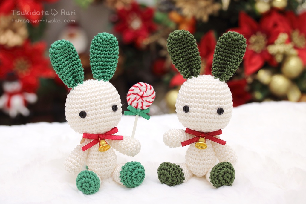 あみぐるみうさこ(クリスマス)