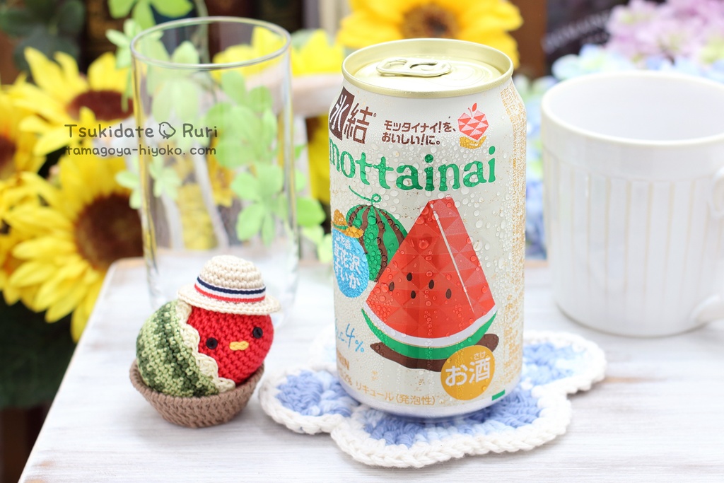 肉球コースター(空色)