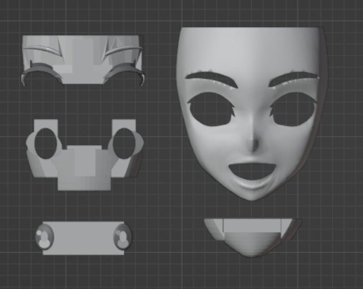 1/12スケール「楠神リサ」001(塗り分け簡単組み立てフィギュア)