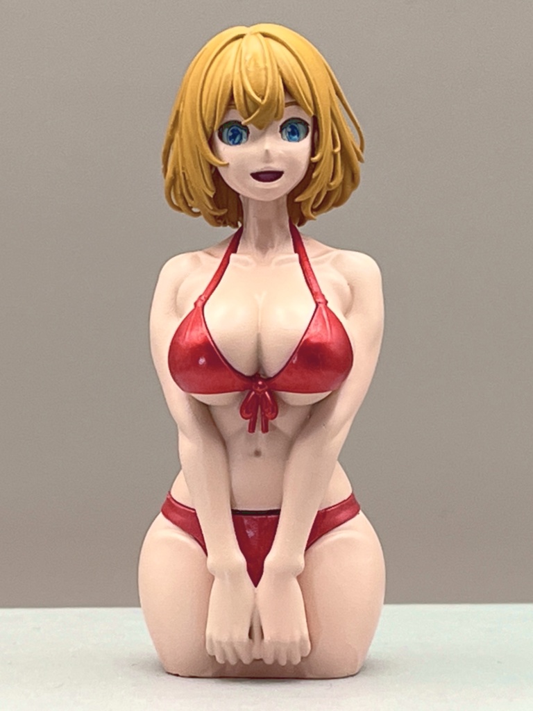 1/12スケール「楠神リサ」001(塗り分け簡単組み立てフィギュア)