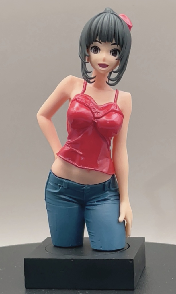 1/12スケール「真白翔子」001(塗り分け簡単組み立てフィギュア)