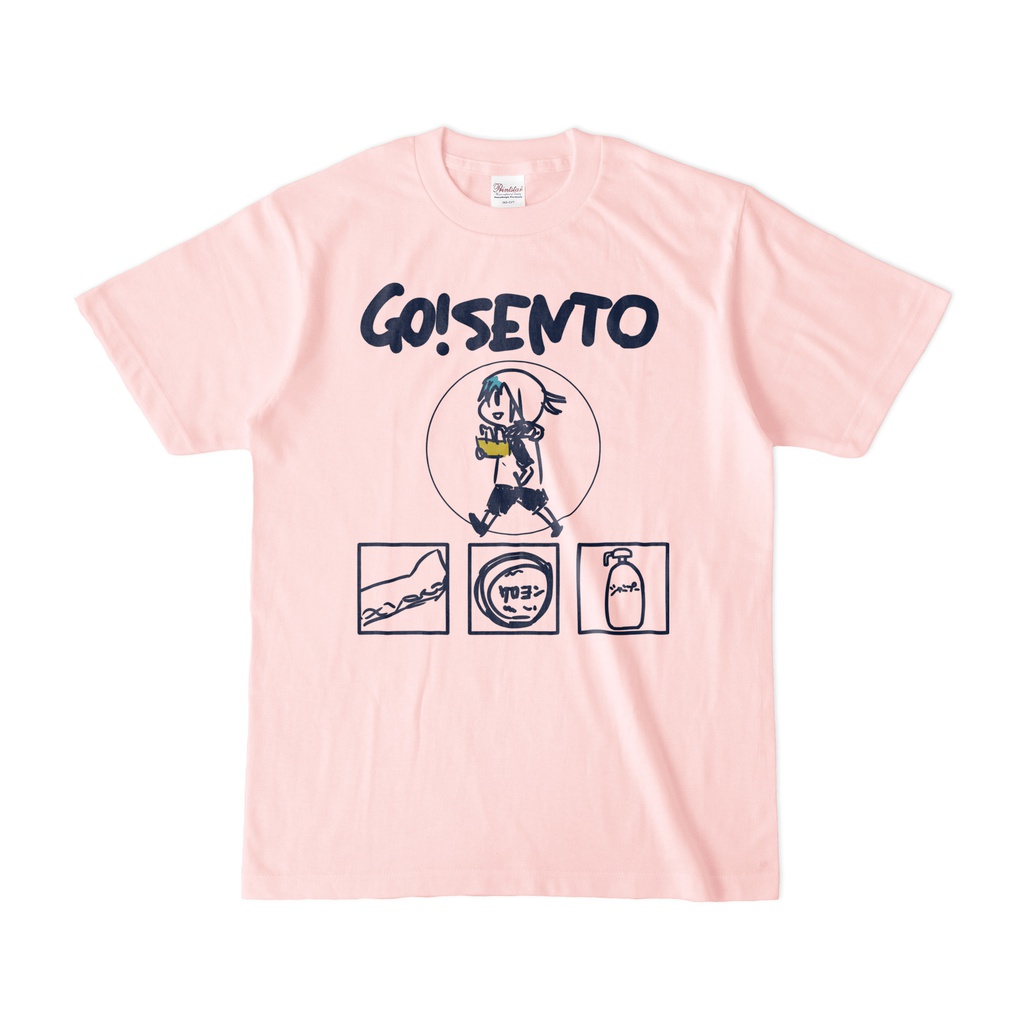 Go!SENTO Tシャツ【ウツ版 ピンク】