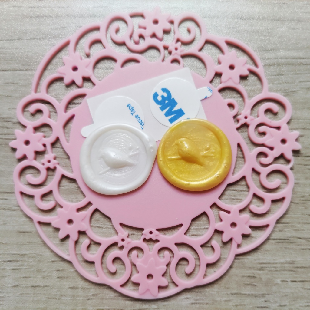 小鳥シーリングスタンプ(2個セット)