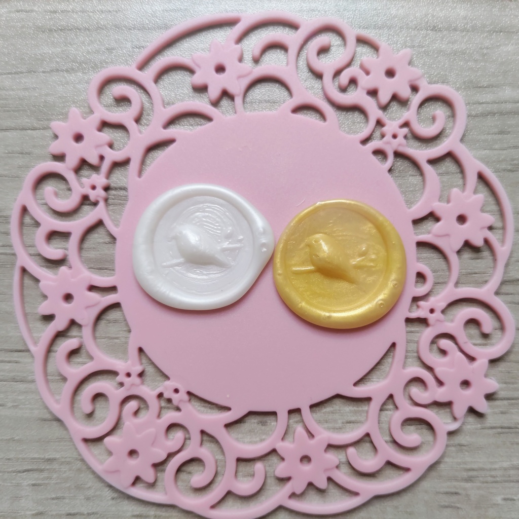 小鳥シーリングスタンプ(2個セット)