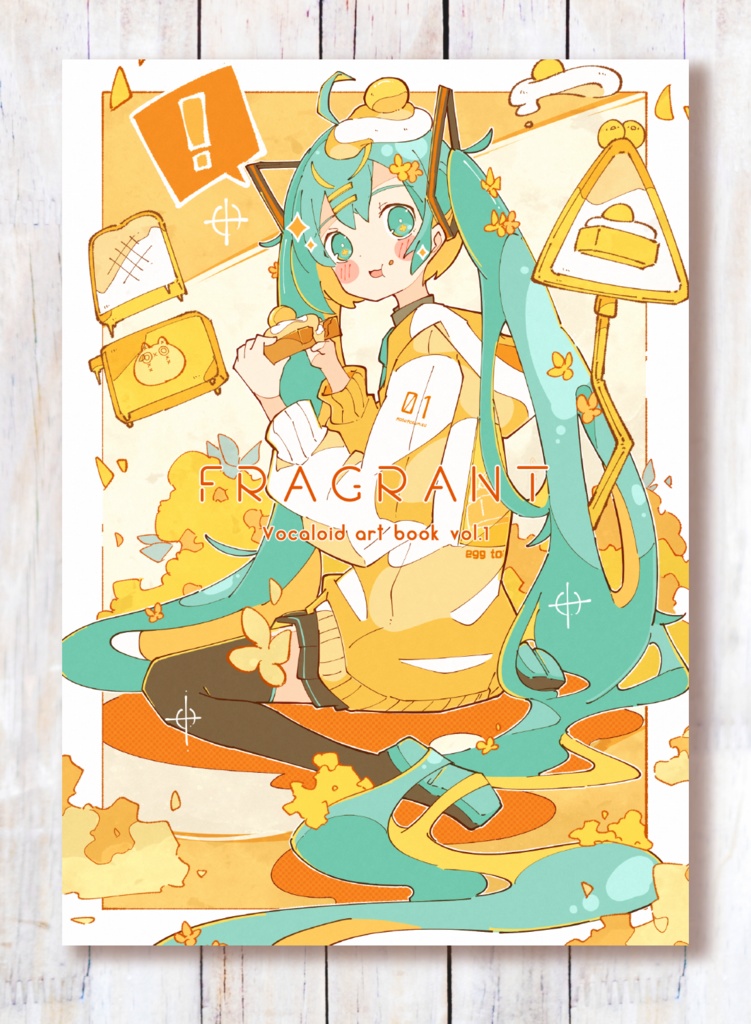 Haる VOCALOID 画集vol.1 「FRAGRANT」&55ymtk 1st. Full Album「FiCTiON ИOИ FiCTiON」セット 特典ステッカー付き