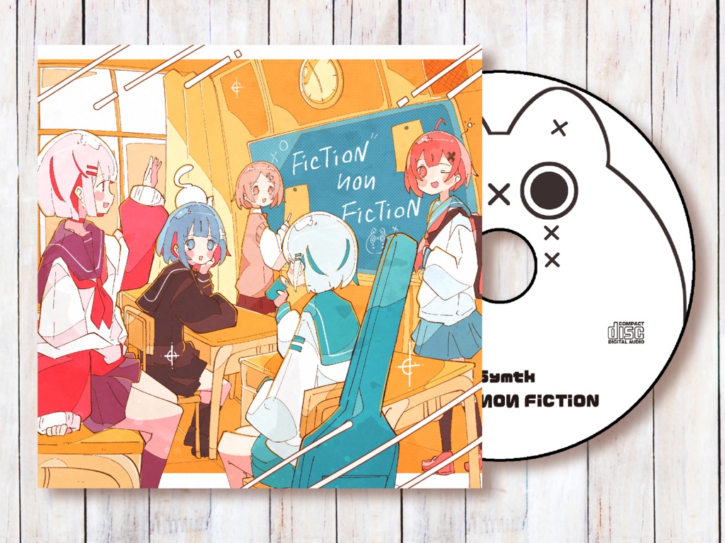 Haる VOCALOID 画集vol.1 「FRAGRANT」&55ymtk 1st. Full Album「FiCTiON ИOИ FiCTiON」セット 特典ステッカー付き
