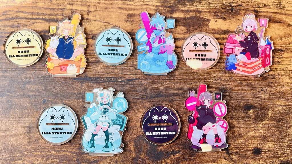 エッグトースト アクリルフィギュアスタンド