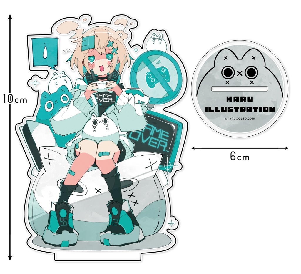 ひきこもり アクリルフィギュアスタンド