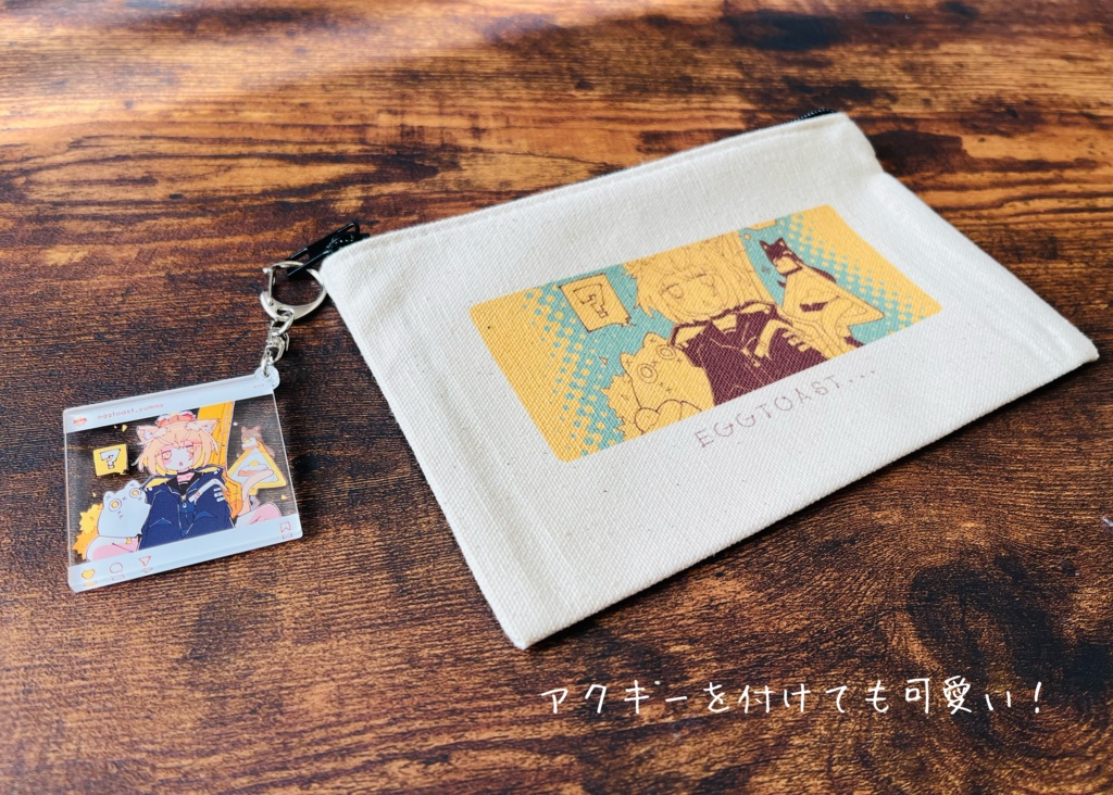 ちょい病み キャンバスポーチ