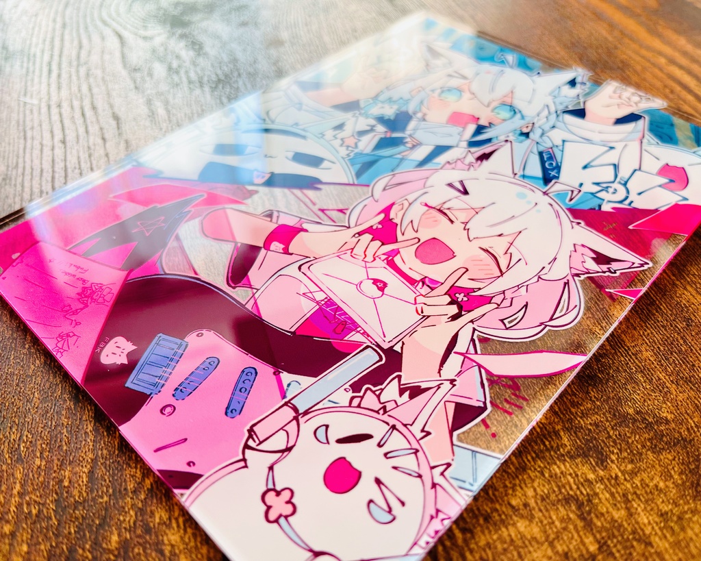 白上フブキ「KONKON Beats」&「 LETTER☆彡 」記念アクリルボード