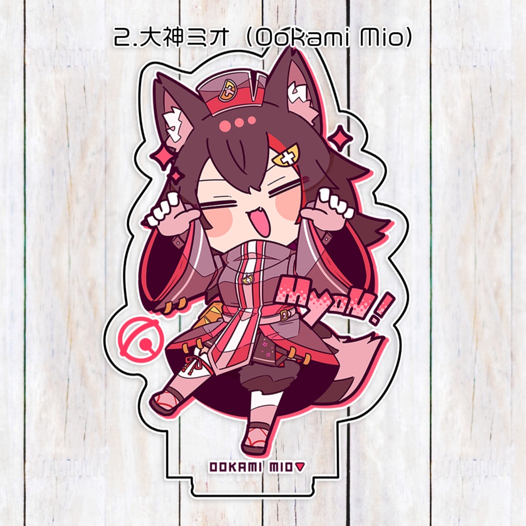 「ワンダーフューチャー!」MV風アクリルフィギュアスタンド