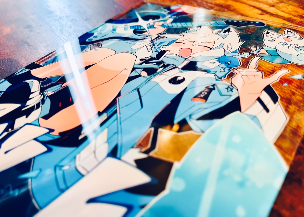 白上フブキ「KONKON Beats」1000万再生記念アクリルボード