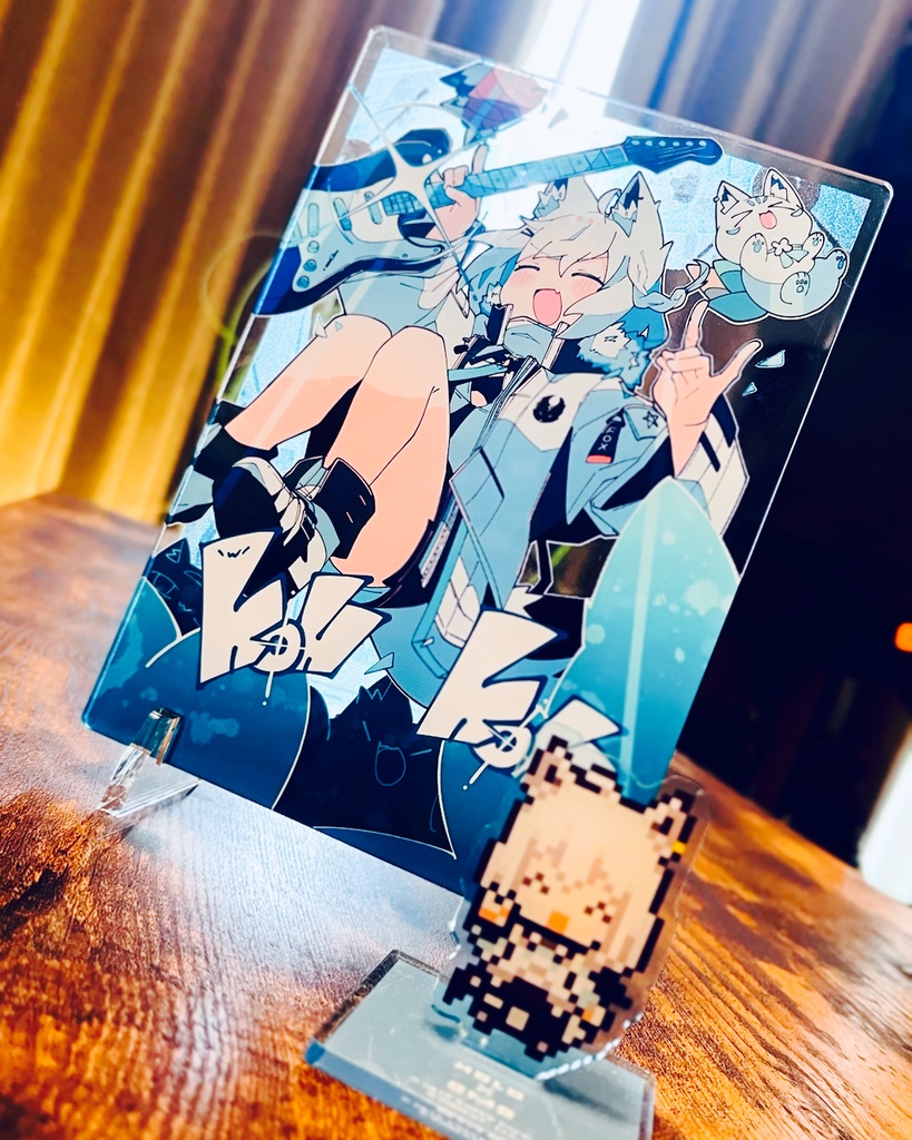 白上フブキ「KONKON Beats」1000万再生記念アクリルボード