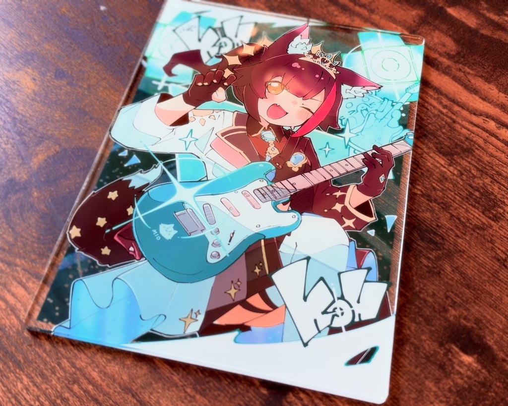 大神ミオ「KONKON Beats」MV風アクリルボード
