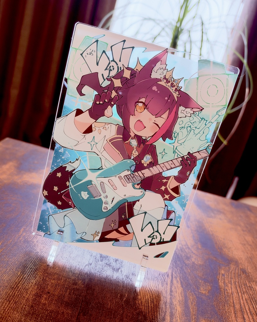 大神ミオ「KONKON Beats」MV風アクリルボード