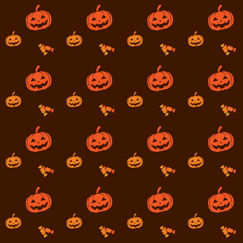 【6枚セット】ハロウィン　シームレスペーパー　デジタルペーパー　