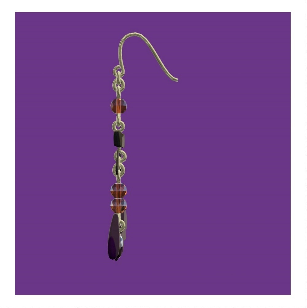 【VRChat想定】コウモリピアス【PB対応】