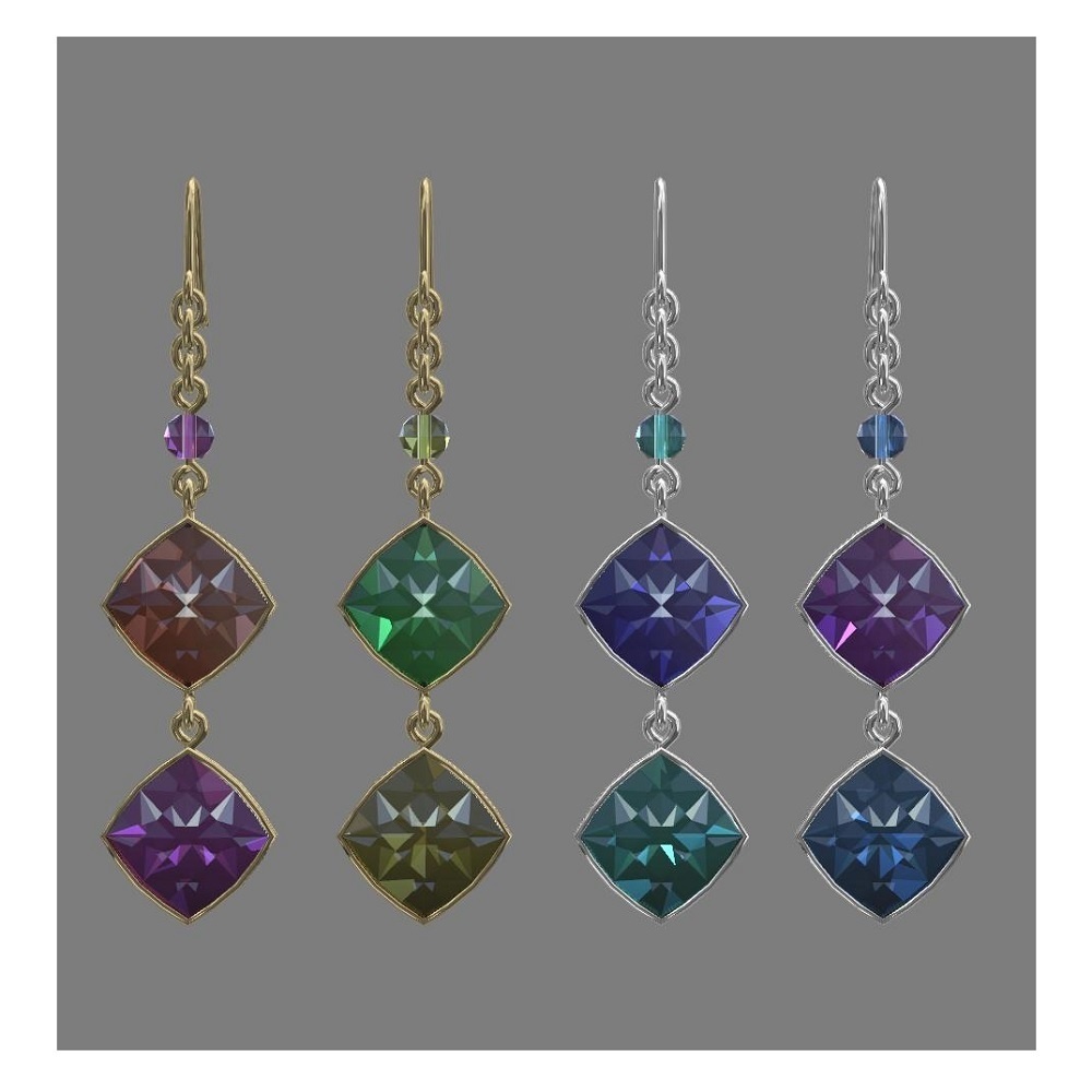 【VRChat想定】魔女の帽子ピアス【PB対応】