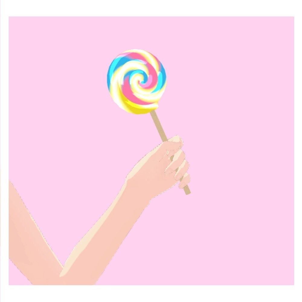 【VRChat想定】手持ちうずまきキャンディ