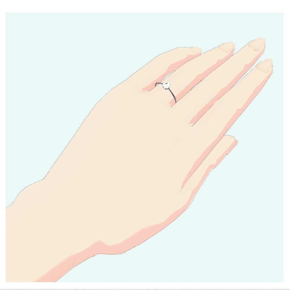 【VRChat想定】ダイヤモンドリング