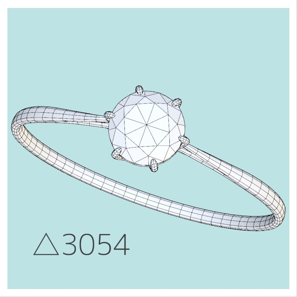 【VRChat想定】ダイヤモンドリング