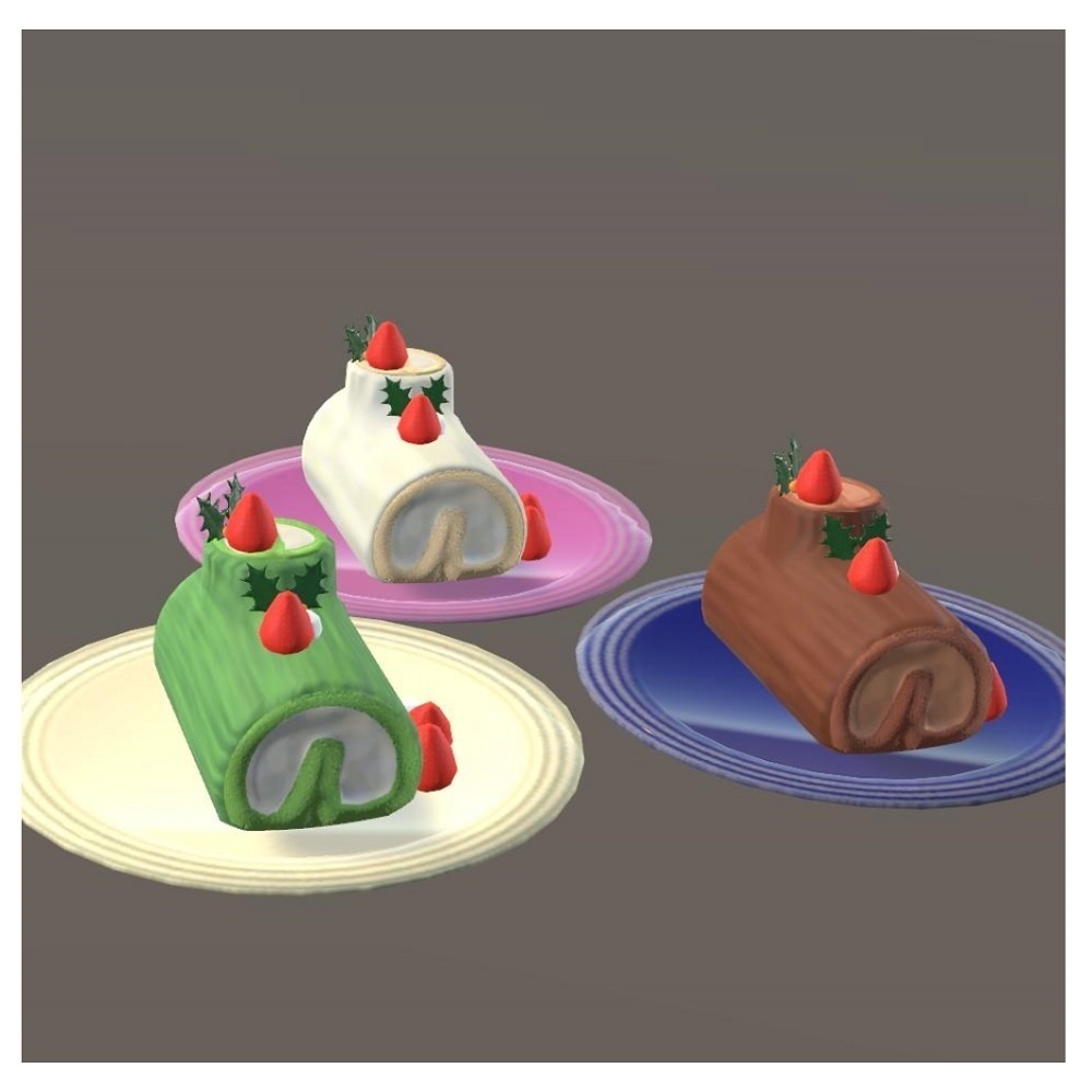 【VRChat想定】ブッシュドノエル