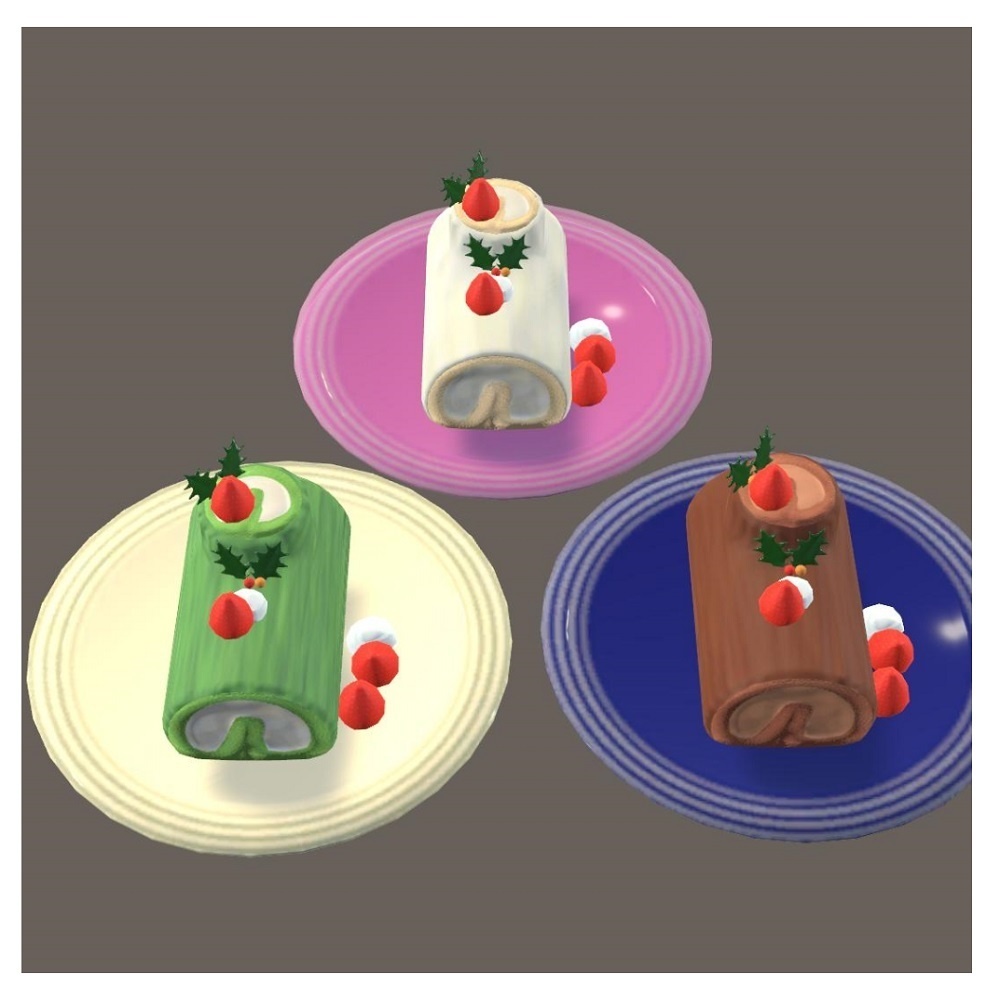 【VRChat想定】ブッシュドノエル