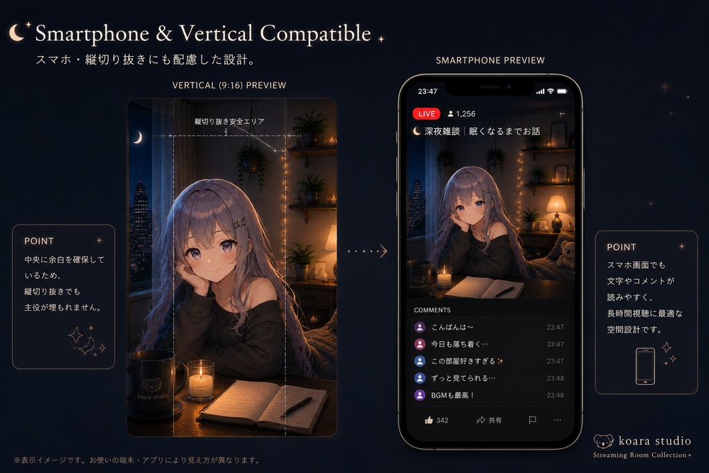 Midnight Chat - Cozy Streaming Room -