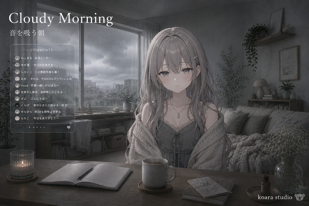 Cloudy Morning 音を吸う朝