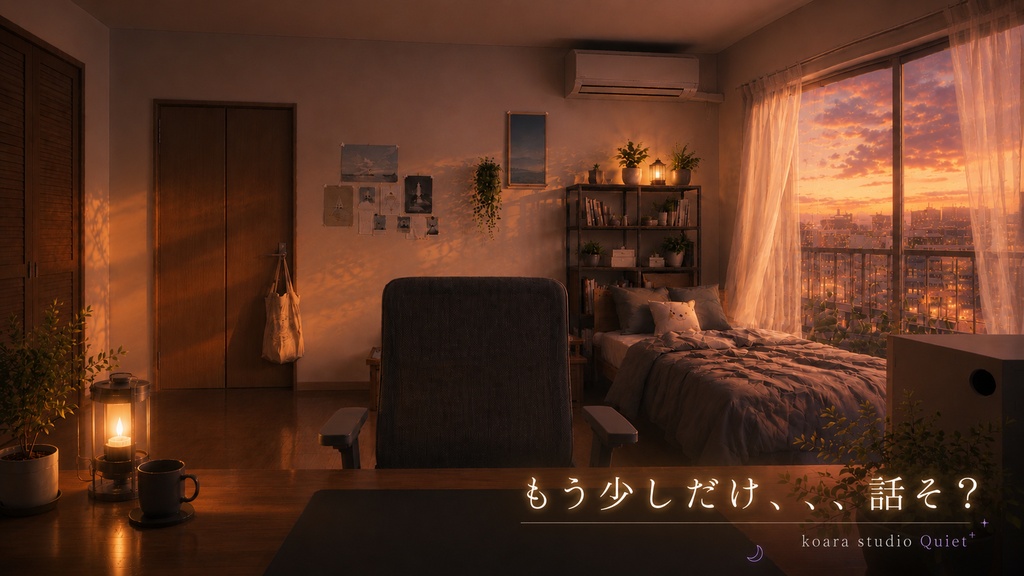 koara studio Quiet 「まだ寝ないの、、、?」