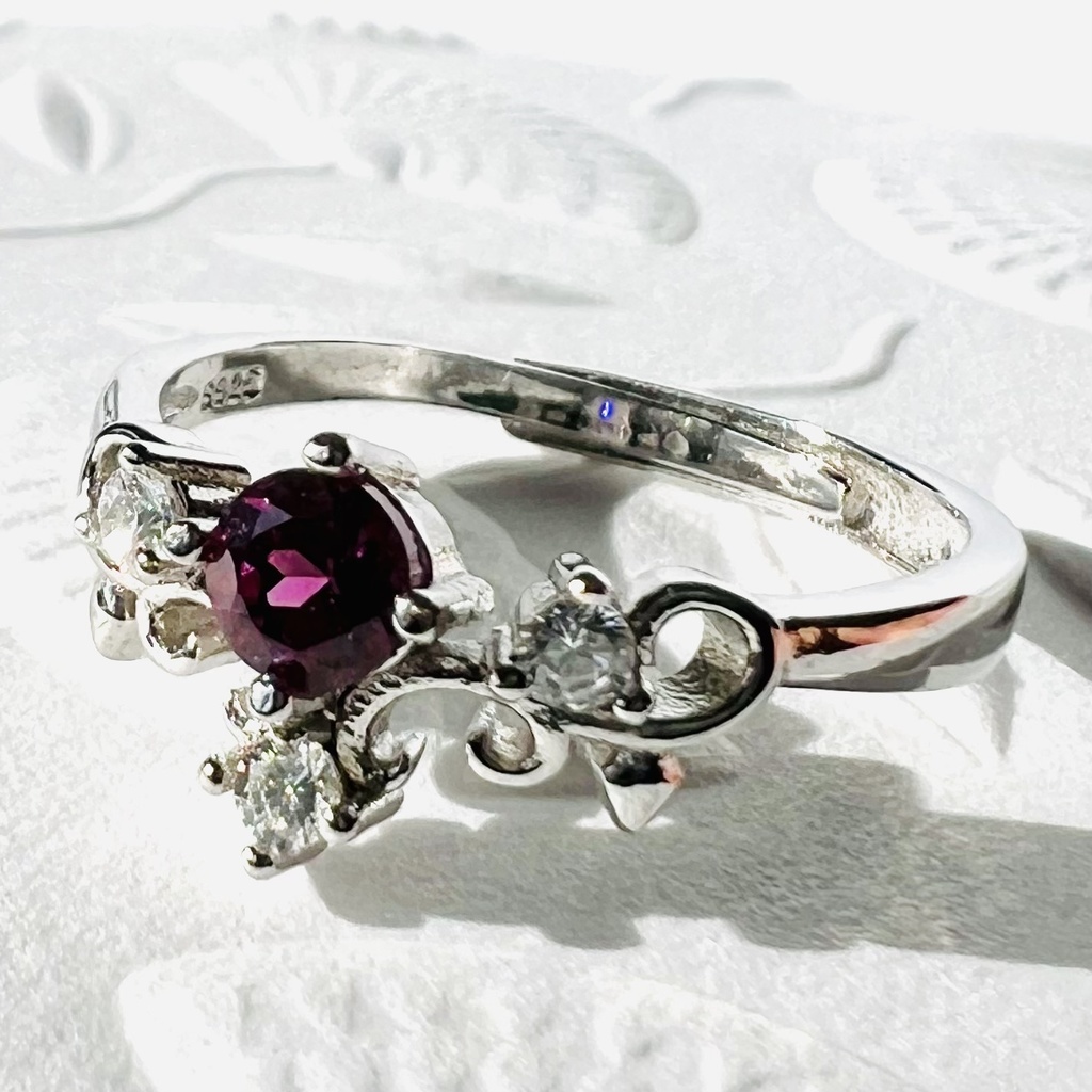 【一周年記念SALE】紫の推し　概念リング