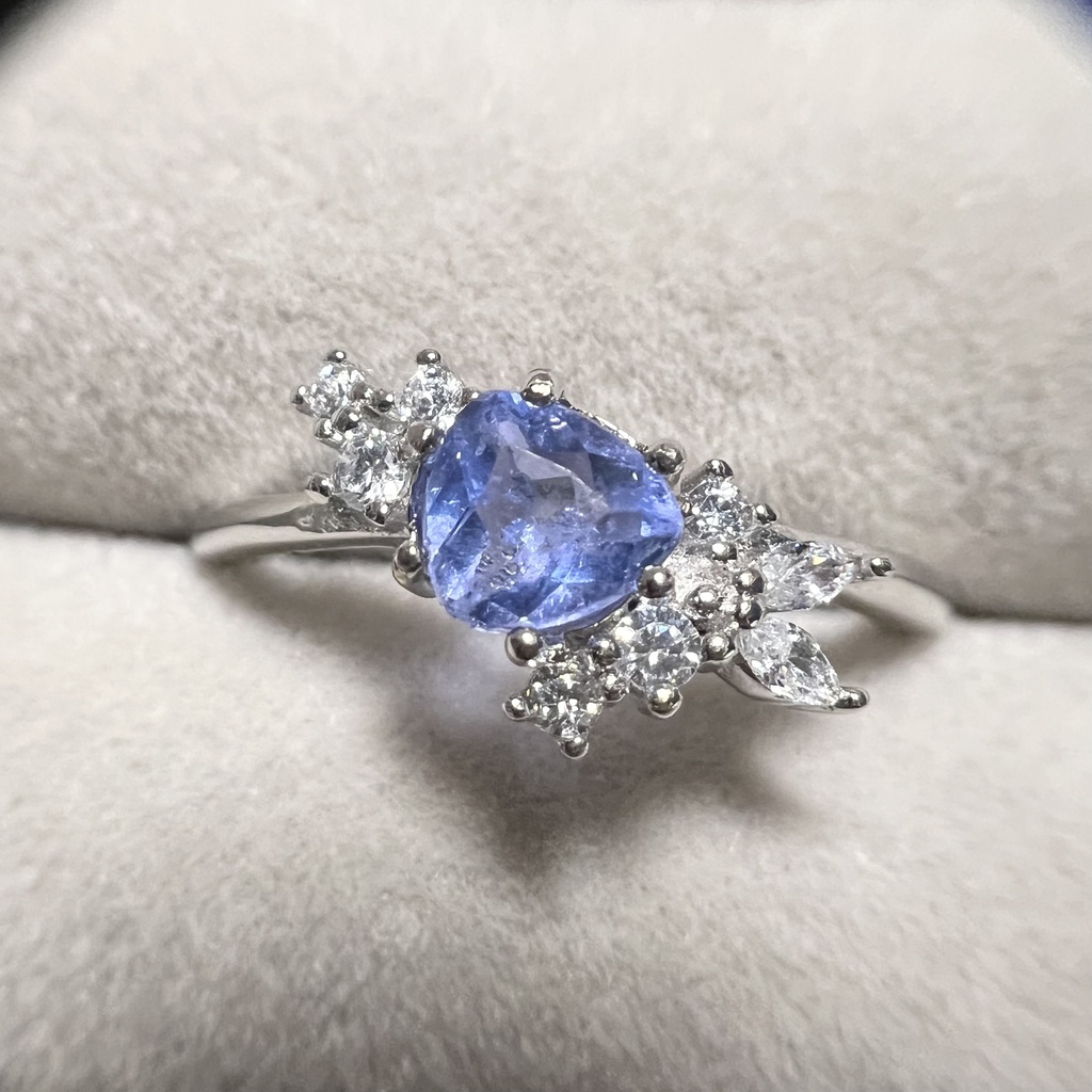 🆕青み紫と紫の推し概念リング