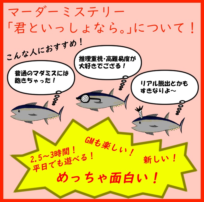 【マーダーミステリー】君といっしょなら。