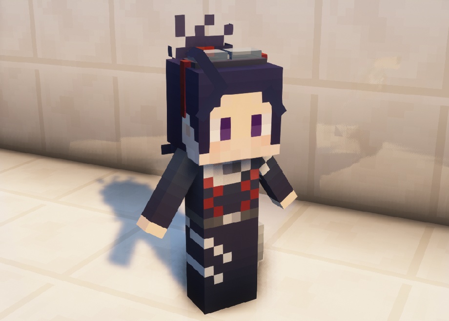 【Minecraft 1.12.2,1.16.5~】littleMaidMobマルチモデル・日本号ver.0.1.0