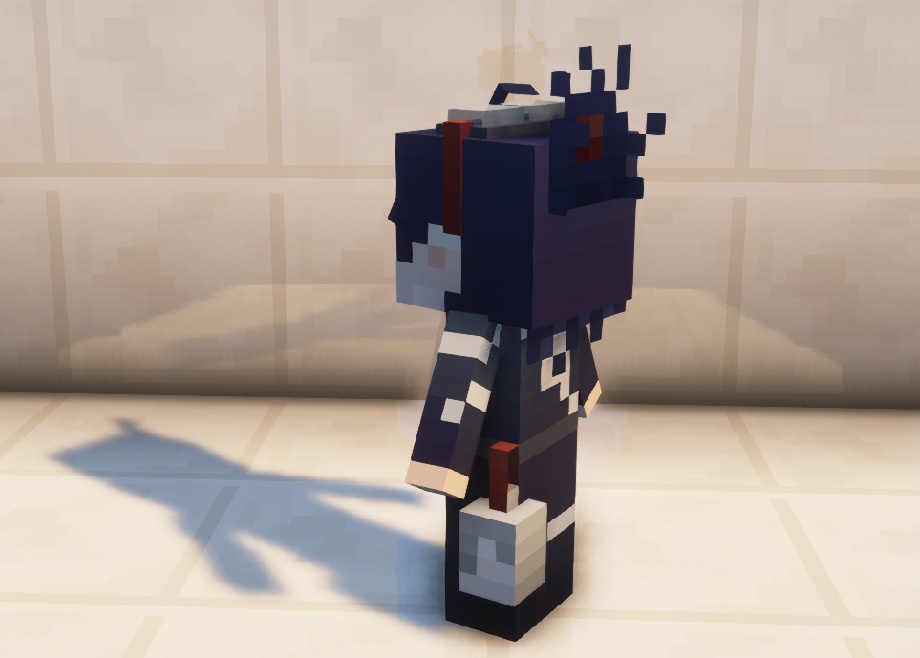 【Minecraft 1.12.2,1.16.5~】littleMaidMobマルチモデル・日本号ver.0.1.0