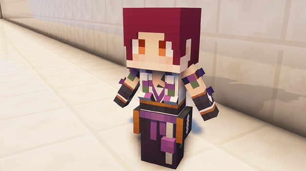 【Minecraft 1.12.2,1.16.5~】littleMaidMobマルチモデル・蜻蛉切ver.0.1.0