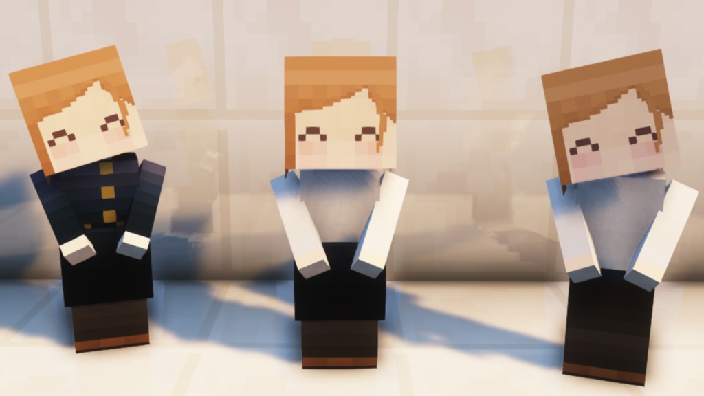 【Minecraft 1.12.2,1.16.5~】littleMaidMobマルチモデル・釘崎野薔薇ver.0.2.1