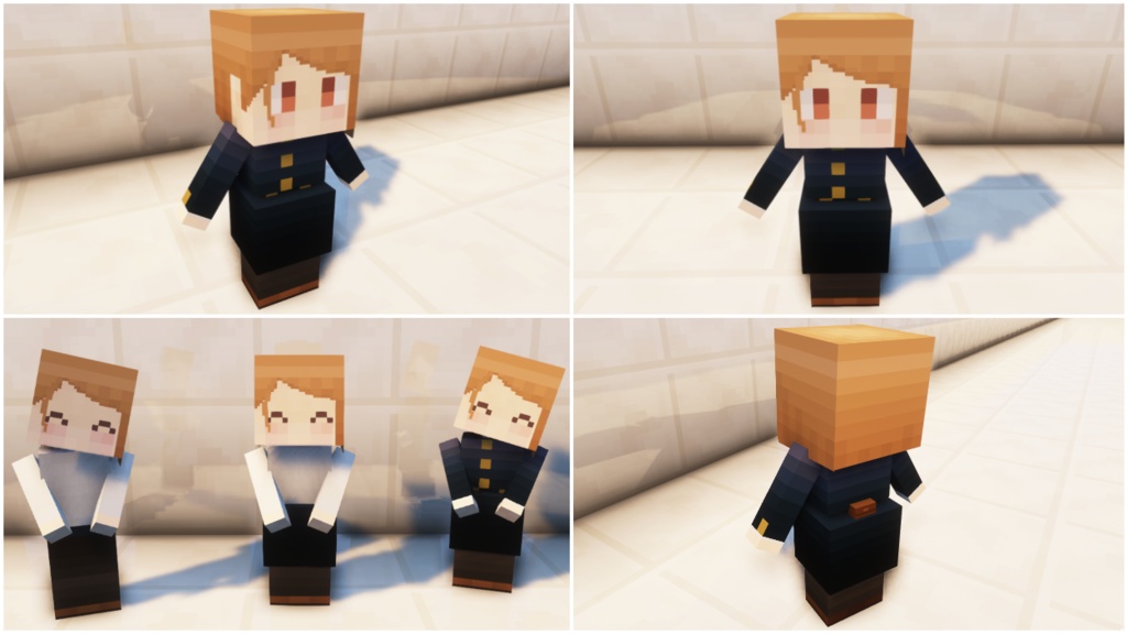 【littleMaidMob】呪術廻戦 マルチモデルセット-ver.1.1.0【Minecraft 1.12.2,1.16.5~】