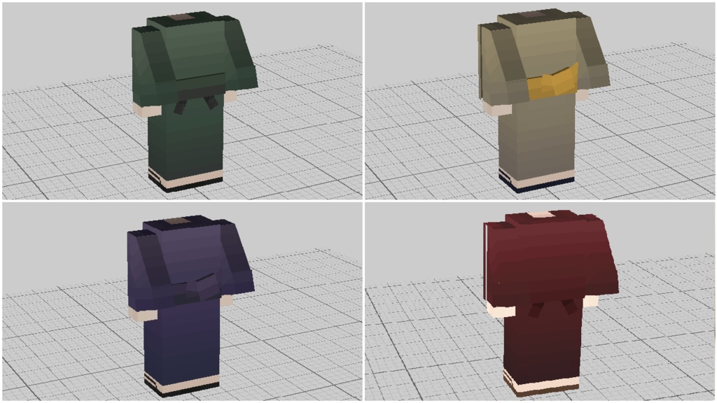 【littleMaidMob】着せ替え衣装セット-ver.1.1.0【Minecraft 1.12.2,1.16.5~】