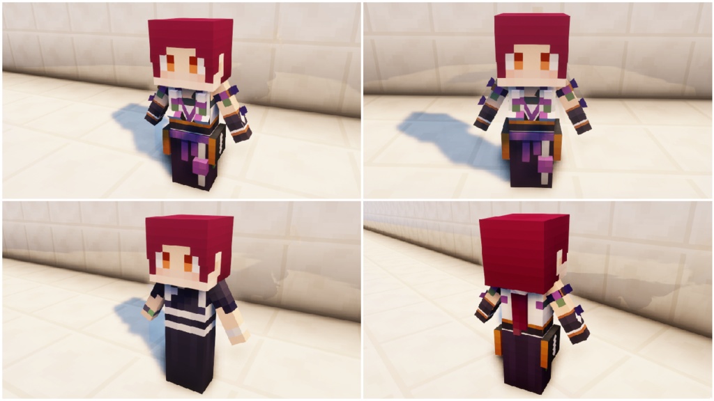 【littleMaidMob】刀剣乱舞 マルチモデルセット-ver.1.1.0【Minecraft 1.12.2,1.16.5~】