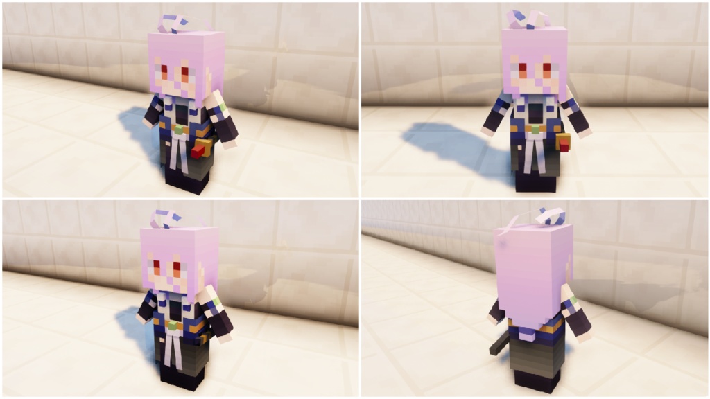 【littleMaidMob】刀剣乱舞 マルチモデルセット-ver.1.1.0【Minecraft 1.12.2,1.16.5~】