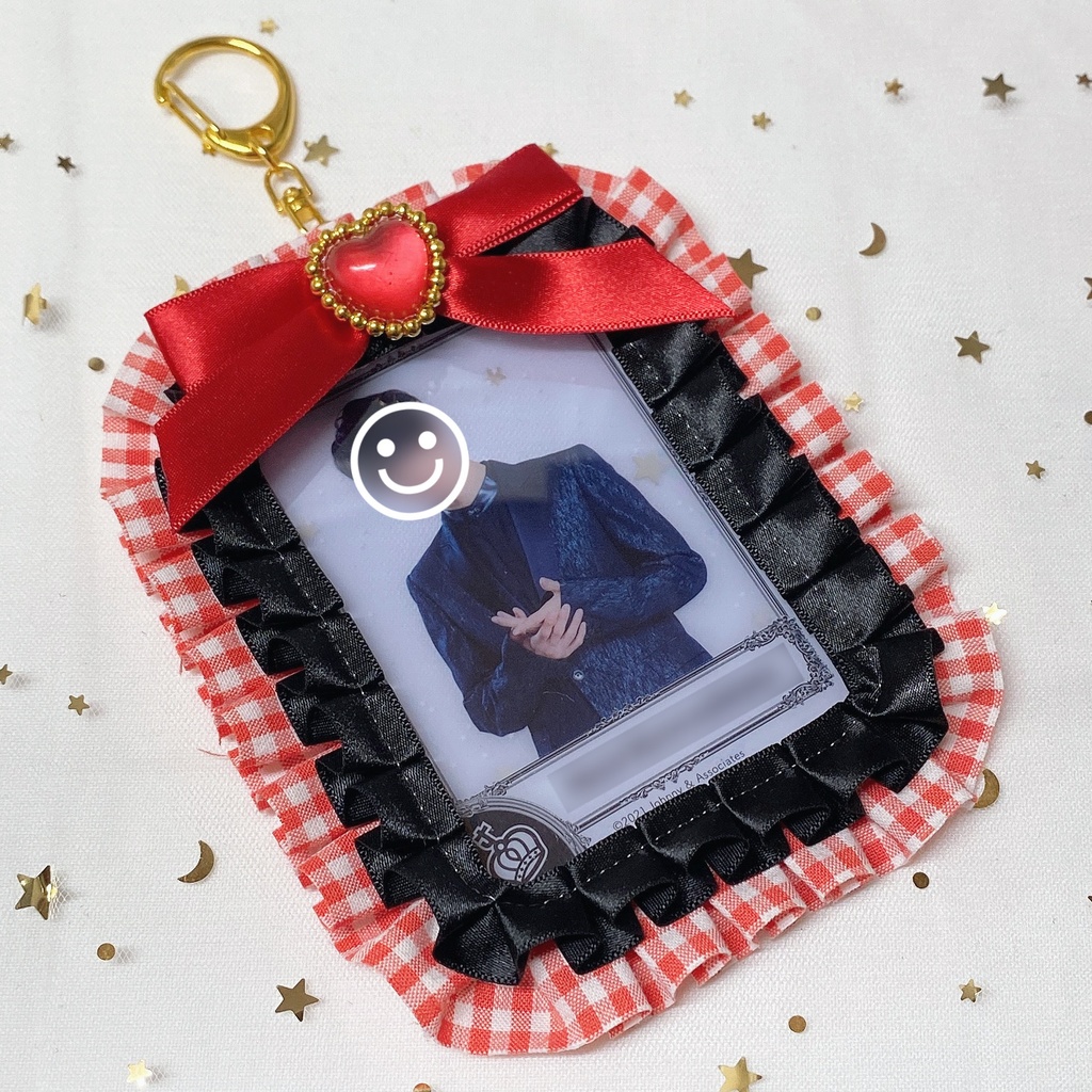 【レッド】トレカケースキーホルダー