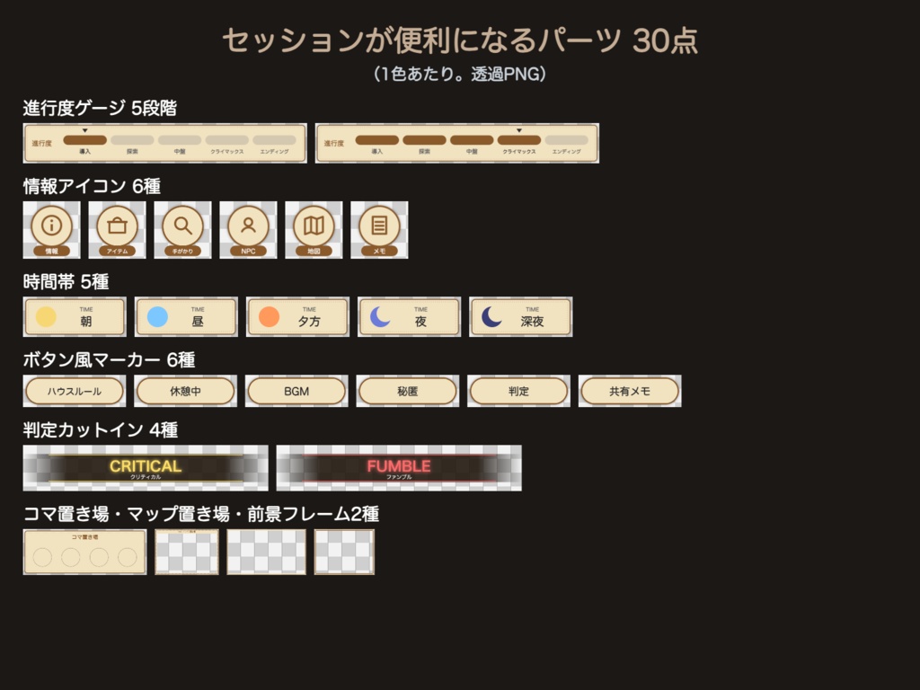 【無料版有】ふなごよみ|帆船の航海 地図中心型お部屋パネル ココフォリア用 全3色+背景絵【TRPG汎用】