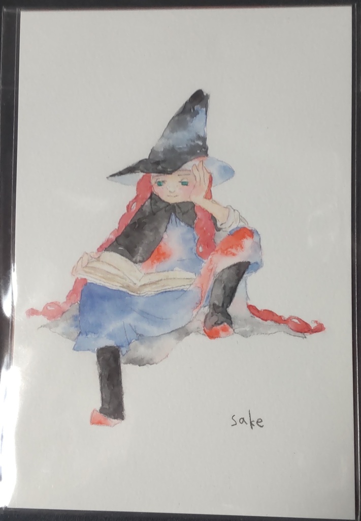 水彩原画　魔女シリーズ